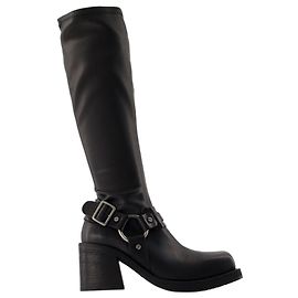 Botas Justas Balius - Acne Studios - Pvc - Preto Preto