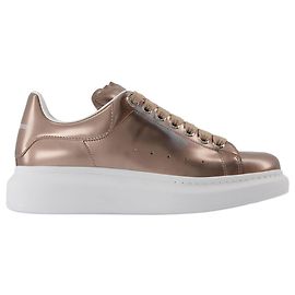 Übergroße Sneakers - Alexander McQueen - Leder - Beige Braun Beige