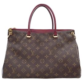 Louis Vuitton-Louis Vuitton Brown Monogram Pallas MM-Brown
