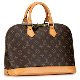 Louis Vuitton-Louis Vuitton Alma PM Monograma Marrón-Castaño