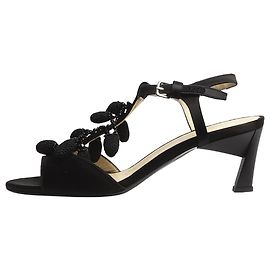Marni Black beaded sandal heels - size EU 40 Black