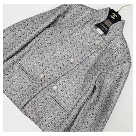 Chanel-Chanel 7,2K$  Tweed 2014 Jacket   Sz.36-Grey