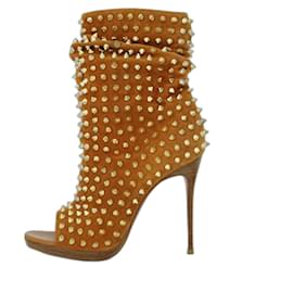 Christian Louboutin-Ankle Boots-Camel