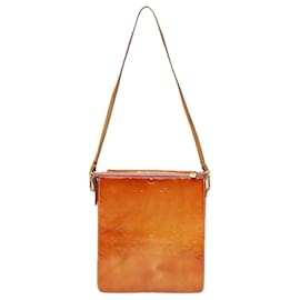 Louis Vuitton-LOUIS VUITTON Monogram Vernis Motto Pouch Marshmallow Pink M91312 LV Auth 79032-Other