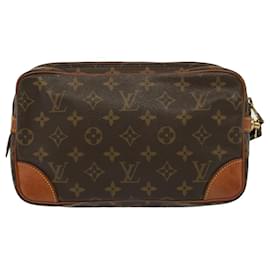 Louis Vuitton-LOUIS VUITTON Monogram Marly Dragonne GM Clutch Bag M51825 LV Auth 79355-Monogram