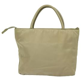 Prada-PRADA Hand Bag Nylon Beige Auth yk13122-Beige