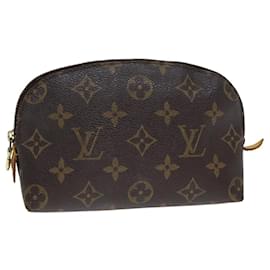 Louis Vuitton-LOUIS VUITTON Monogram Pochette Cosmetic PM Cosmetic Pouch M47515 LV Auth 78883-Monogram