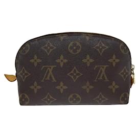 Louis Vuitton-LOUIS VUITTON Monogram Pochette Cosmetic PM Cosmetic Pouch M47515 LV Auth 78883-Monogram