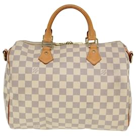 Louis Vuitton-LOUIS VUITTON Borsa a Mano Damier Azur Speedy Bandoulière 30 2way N41052 Auth 78898-Altro