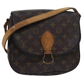 Louis Vuitton-LOUIS VUITTON Monogram Saint Cloud GM Schultertasche M51242 LV Auth th5090-Monogramm