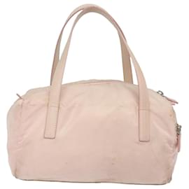 Prada-PRADA Hand Bag Nylon Pink Auth 78331-Pink