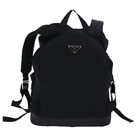 Prada-PRADA Backpack Nylon Black Auth ki4596-Black