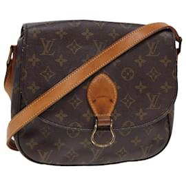 Louis Vuitton-LOUIS VUITTON Monogram Saint Cloud GM Schultertasche M51242 LV Auth 79199-Monogramm