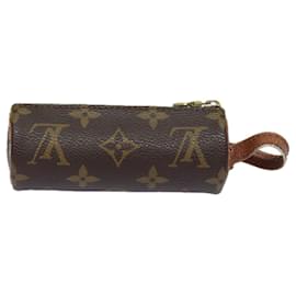 Louis Vuitton-LOUIS VUITTON Monogram Etui 3 Ball de Golf Pouch M58249 LV Auth 79008-Monogram