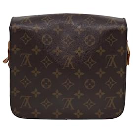 Louis Vuitton-LOUIS VUITTON Monogram Cartouchiere MM Shoulder Bag M51253 LV Auth 79827-Monogram