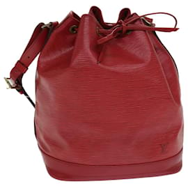 Louis Vuitton-LOUIS VUITTON Bolsa de Ombro Epi Noe Vermelha M44007 LV Auth mr323-Vermelho