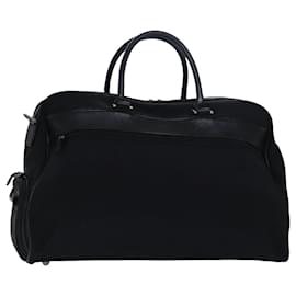 Burberry-Sac Boston en toile noir Auth bs15247 de BURBERRY-Noir