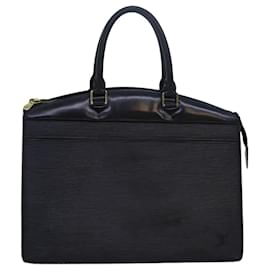 Louis Vuitton-LOUIS VUITTON Bolsa de Mão Epi Riviera Preta M48182 LV Auth 79539-Preto