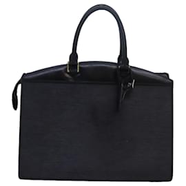 Louis Vuitton-LOUIS VUITTON Bolsa de Mão Epi Riviera Preta M48182 LV Auth 79539-Preto