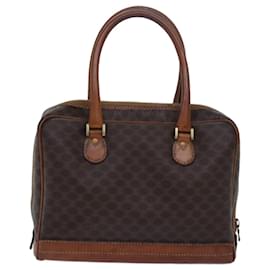 Céline-Sac à main en toile Macadam CELINE marron Auth 80058-Marron