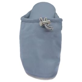 Prada-PRADA Room Shoes & Pouch Nylon Light Blue Auth 79894-Light blue