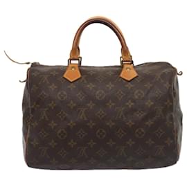 Louis Vuitton-LOUIS VUITTON Monogram Speedy 30 Hand Bag M41526 LV Auth 79089-Monogram