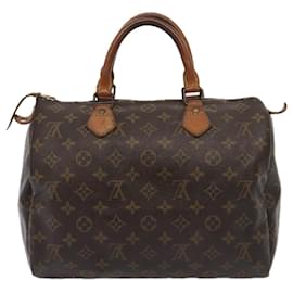 Louis Vuitton-LOUIS VUITTON Monogram Speedy 30 Hand Bag M41526 LV Auth 79242-Monogram