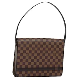 Louis Vuitton-LOUIS VUITTON Borsa a Spalla Tribeca Carre Damier Ebene N51161 LV Auth bs15302-Altro