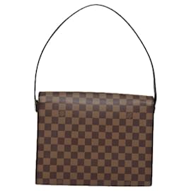 Louis Vuitton-LOUIS VUITTON Borsa a Spalla Tribeca Carre Damier Ebene N51161 LV Auth bs15302-Altro