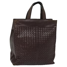 Autre Marque-BOTTEGA VENETA INTRECCIATO Hand Bag Leather Brown 146793 Auth 79721-Brown