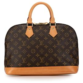 Louis Vuitton-Bolso de mano Alma PM Monograma Louis Vuitton marrón-Castaño