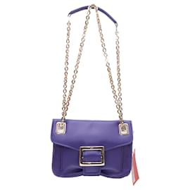 Roger Vivier-Purple Roger Vivier Metro Micro Crossbody Bag-Purple