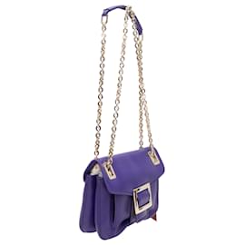 Roger Vivier-Purple Roger Vivier Metro Micro Crossbody Bag-Purple