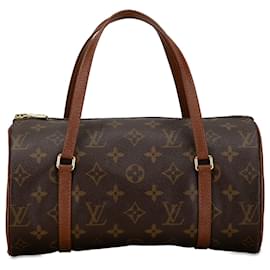 Louis Vuitton-Bolso de mano Papillon 26 Monograma Louis Vuitton marrón-Castaño