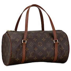 Louis Vuitton-Bolso de mano Papillon 26 Monograma Louis Vuitton marrón-Castaño