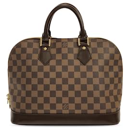 Louis Vuitton-Bolso Louis Vuitton Damier Ebene Alma PM marrón-Castaño