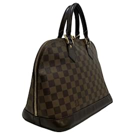 Louis Vuitton-Bolso Louis Vuitton Damier Ebene Alma PM marrón-Castaño