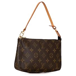 Louis Vuitton-Bolso de hombro Pochette Accessoires Monogram Louis Vuitton marrón-Castaño