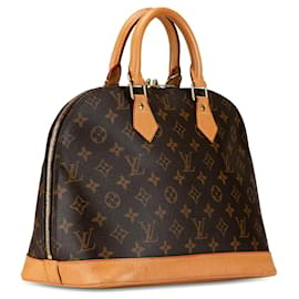 Louis Vuitton-Bolso de mano Alma PM Monograma Louis Vuitton marrón-Castaño