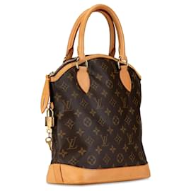 Louis Vuitton-Brown Louis Vuitton Monogram Lockit PM Handbag-Brown