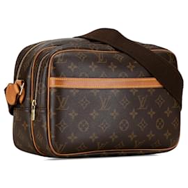 Louis Vuitton-Bolsa transversal Reporter PM Monograma Louis Vuitton marrom-Marrom