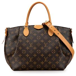 Louis Vuitton-Bolso Turenne MM Monograma Louis Vuitton marrón-Castaño