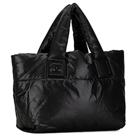 Chanel-Schwarze Chanel Kleine Coco Cocoon Tote-Schwarz