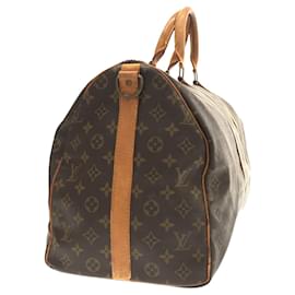 Louis Vuitton-Bolso de viaje Keepall Bandoulière 50 Monograma Louis Vuitton marrón-Castaño