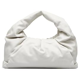 Bottega Veneta-White Bottega Veneta Medium The Shoulder Pouch-White