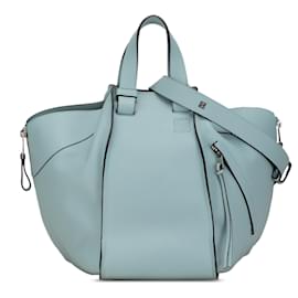 Loewe-Blauer LOEWE Medium Hammock Satchel-Blau