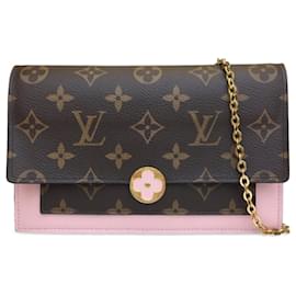 Louis Vuitton-Bolsa crossbody Louis Vuitton Monogram Flore em couro marrom-Marrom