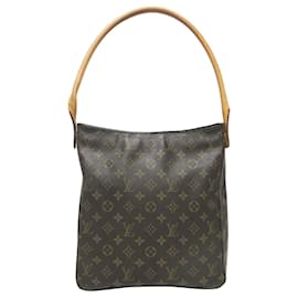 Louis Vuitton-Bolso de hombro Looping GM Monogram Louis Vuitton marrón-Castaño