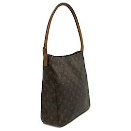 Louis Vuitton-Bolso de hombro Louis Vuitton Monogram Looping GM marrón-Castaño