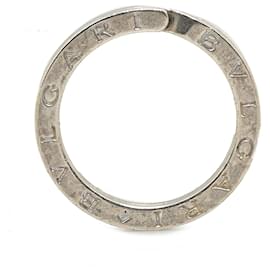 Bulgari-Silver Bvlgari B-Zero1 Key Ring-Silvery